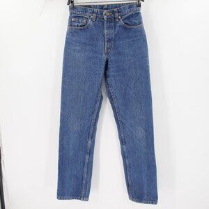 Vintage levis 510 jeans womens 26 L30 blue denim made in usa 26x30 straight leg